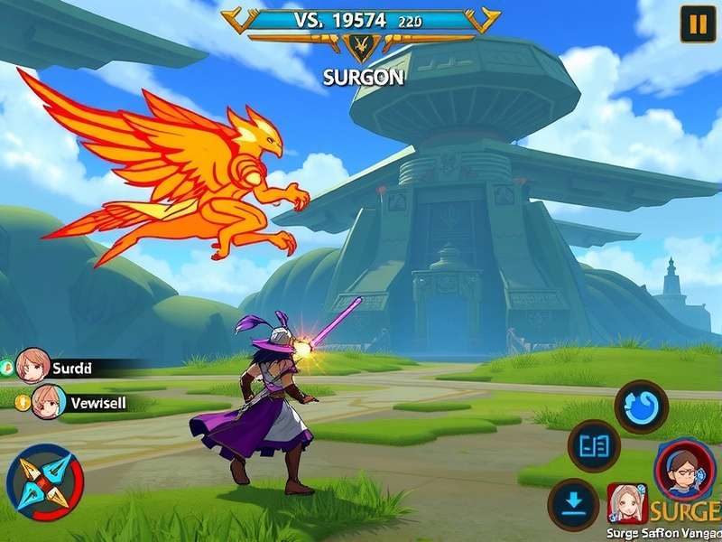 Surge Saffron Vanguard Gameplay Screenshot